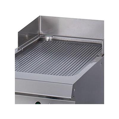Maxima Grilovací deska s drážkami Chrome - elektrická - pro jednu jednotku - hloubka 70 cm |  09395048